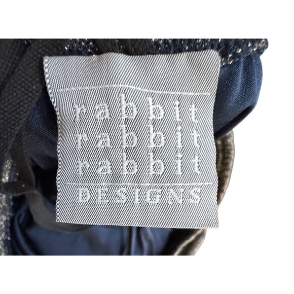 Rabbit Rabbit Rabbit Ladies Sparkly Night Out Gold Black Pants Size 18W Formal - Picture 6 of 10